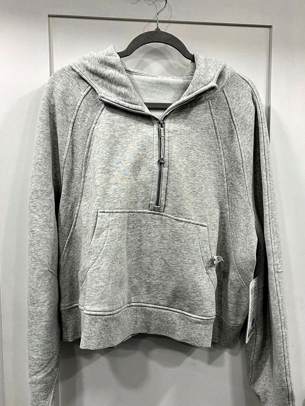 lululemon Scuba Oversized Half-Zip Hoodie Gray XL